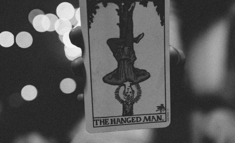 the hanged man card