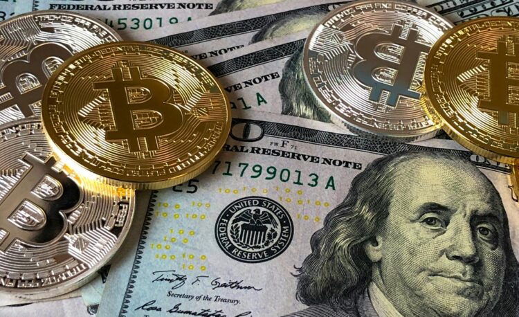 bitcoins and u s dollar bills